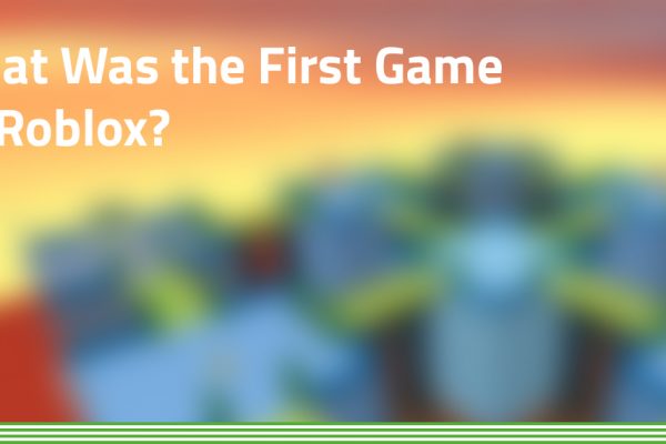 What was the First Roblox Game?
