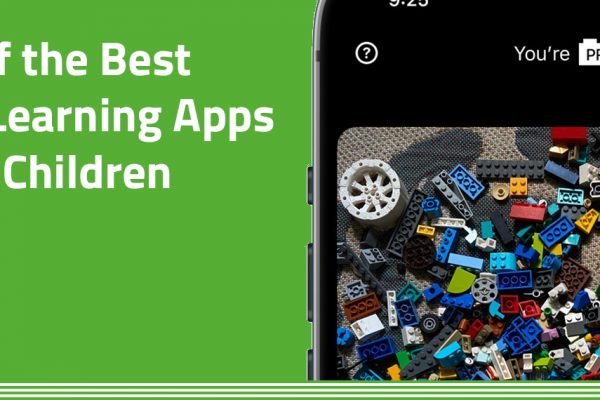 Headline 5 of the best AI Learning App for Children and image of BrickIt App UI