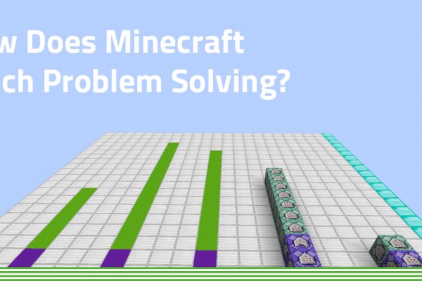 Image headline: How Does Minecraft Teach Problem Solving with image of Minecraft UI