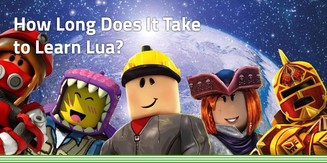 Roblox Characters on a space background
